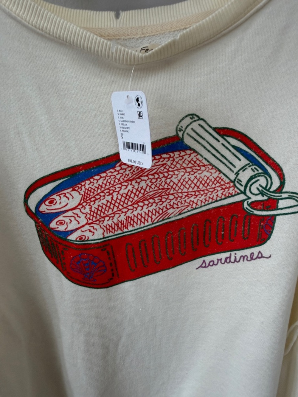 Free People Camden Sweatshirt - Sardines - Picture 3 of 6